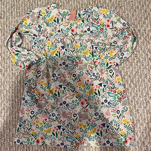 Baby Boden Bunny and Flower dress 2-3 VGUC